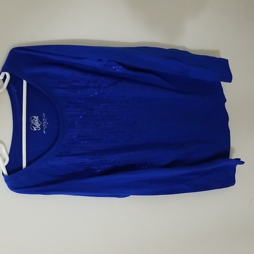 Justice dark blue long sleeve